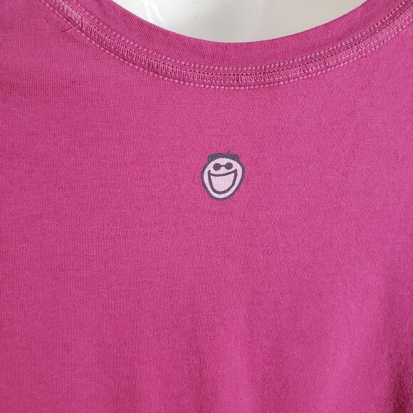 Life Is Good Womens T Shirt Size Small Magenta Go and Sea Short Sleeve Anchor - Picture 6 of 9